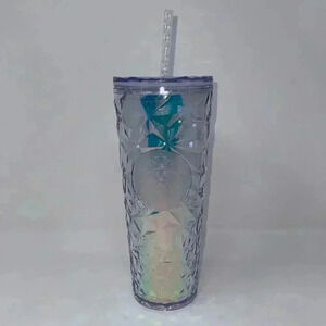 Starbucks 2023 Winter Acrylic Prism Tumbler Venti Size 20 oz New with Tags